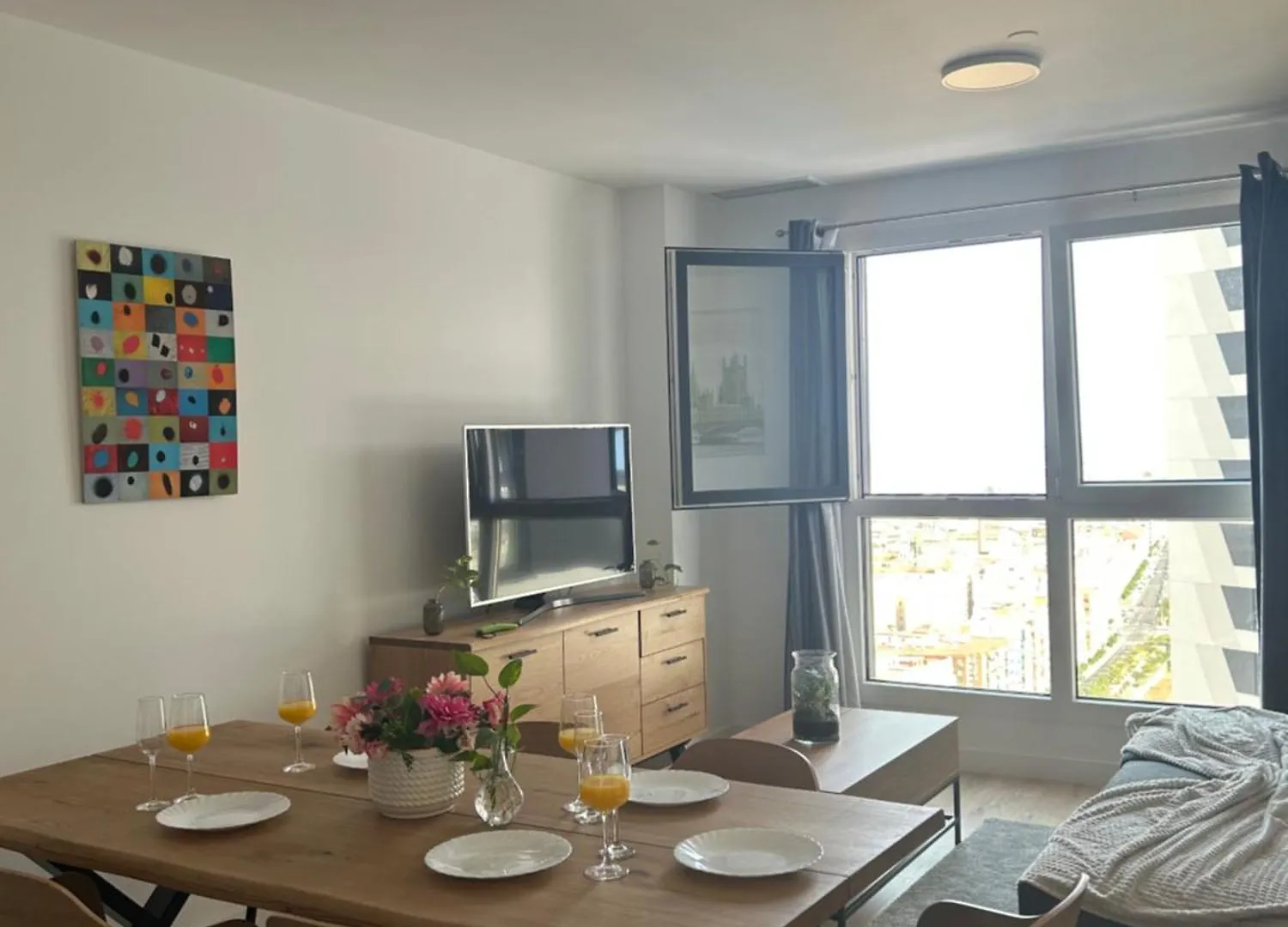 Апартаменты Urban Sky 21 Torre Piscina Gimnasio Aparcamiento Малага